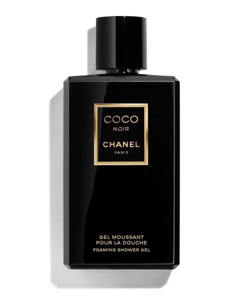 coco noir chanel gel moussant|chanel shower gel sale.